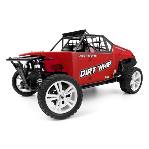 HiMOTO 1:10 Desert Buggy DIRT WHIP 2,4 GHz RTR set, červená