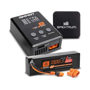 Spektrum Smart Powerstage G2 Car 3S 1300mAh IC2, nabíječ S100, zdroj 65W