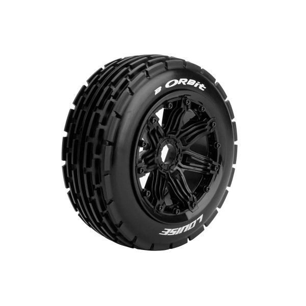 B-ORBIT SPORT 1/5 Baja přední 24mm hex, černé disky, 2 ks