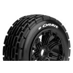 B-ORBIT SPORT 1/5 Baja přední 24mm hex, černé disky, 2 ks