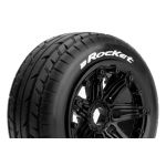 B-ROCKET SPORT 1/5 Baja přední 24mm hex, černé disky, 2 ks