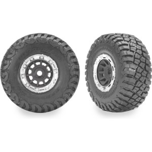 Traxxas kolo 1.4”, šedý disk, pneu BFG Mud-Terrain (2)