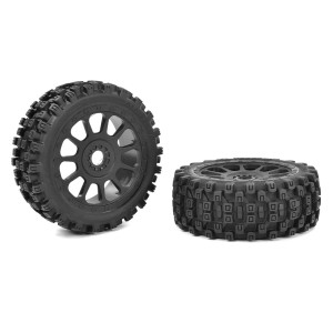 Kompletní kola Scorpion XTB - Off-Road 1/8 buggy 2WD přední - 2 ks