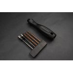 Set 1/4” bitů včetně rukojeti (1.5, 2.0, 2.5mm imbus a 5.5, 7mm nástrčkový)
