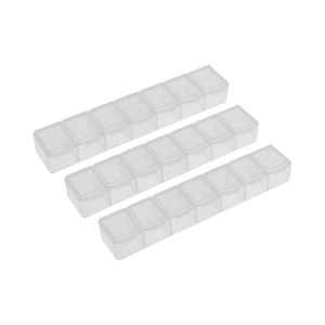 Box na díly 165x34x25 mm (7 přihrádek), 3 ks