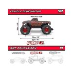 Arrma Quake 223S BLX 2WD 1:10 RTR fialová