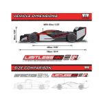 Arrma Limitless 8S BLX 1:7 4WD AVC RTR červená/černá