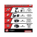 Arrma Limitless 8S BLX 1:7 4WD AVC RTR bílá/modrá
