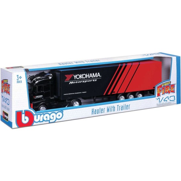 Bburago kamiony s návěsem 1:43 (sada 6ks)