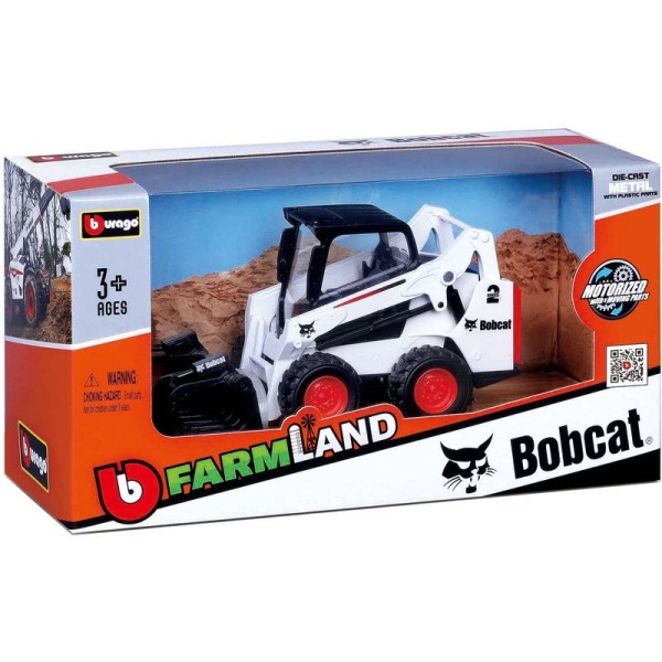 Bburago stroje Bobcat 10cm (sada 12ks)