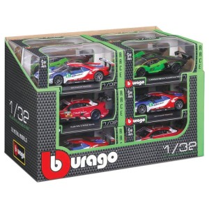 Bburago auta Race 1:32 (sada 12ks)