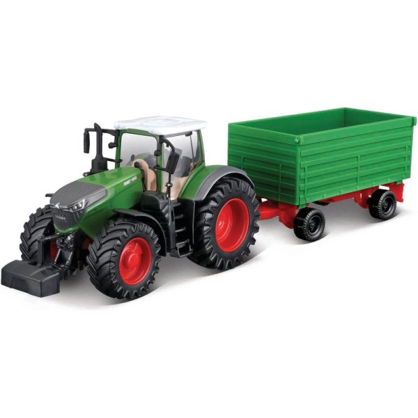 Bburago Fendt 1050 Vario se sklápěcí vlečkou