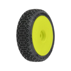Pro-Line kolo 1:24, pneu Electron 2.0, disk žlutý, H7 (4): Micro-B