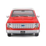 Maisto Chevrolet C10 Cheyenne Super 1:18 1974 červeno-bílá