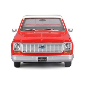 Maisto Chevrolet C10 Cheyenne Super 1:18 1974 červeno-bílá