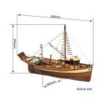OCCRE Palamos rybářská loď 1:45 kit