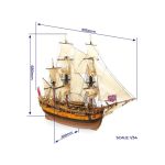 OCCRE HMS Endeavour 1:54 kit