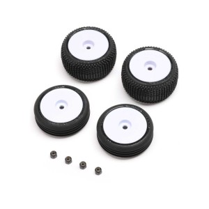 Losi kola s pneu bílý disk (4): Micro-B