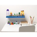 LEGO polička na vystavení stavebnic - červená