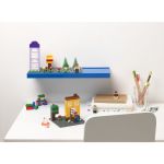 LEGO polička na vystavení stavebnic - červená