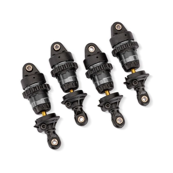 Traxxas tlumič Mini GTR hliníkový šedý (4)