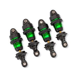 Traxxas tlumič Mini GTR hliníkový zelený (4)