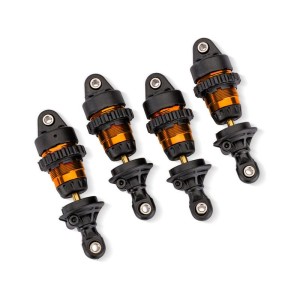 Traxxas tlumič Mini GTR hliníkový oranžový (4)