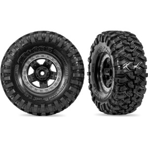 Traxxas kolo 1.9”, disk TRX-4 Sport černý polomatně chromovaný, pneu Canyon Trail (2)