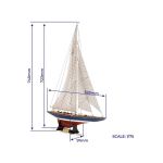 OCCRE Endeavour jachta – Americas Cup 1934 1:75 kit