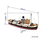 OCCRE Ulises remorkér 1:30 RC kit