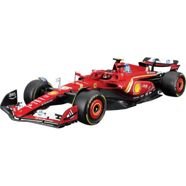 Bburago Ferrari SF-24 (2024) 1:24 Kit #55 Sainz (s podstavcem)