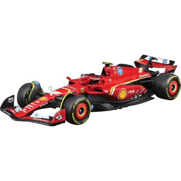 Bburago Ferrari SF-24 (2024) 1:43 #55 Sainz (s jezdcem)