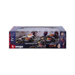 Bburago Red Bull Racing 1:43 #1 Max Verstappen (dárkový set 4ks)