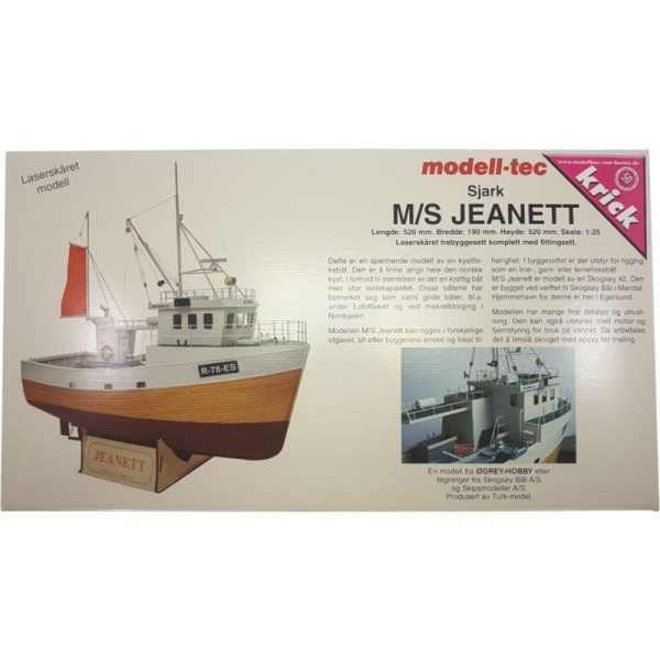 Modell-Tec MS Jeanett 1:25 kit