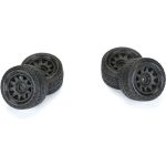 Pro-Line kolo s pneu 1:18 Menace Street H12mm, disk černý (4): Granite GROM