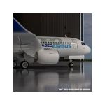 E-flite Airbus A320neo 1.5m AS3X+ SAFE Select BNF Basic bílý