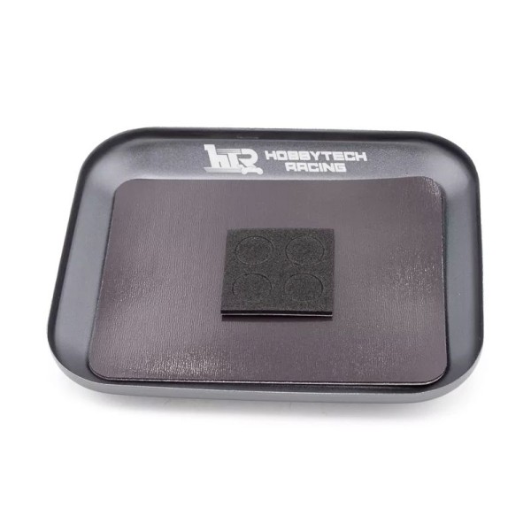 Hliníková magnetická miska šedá (105 x 85 mm)