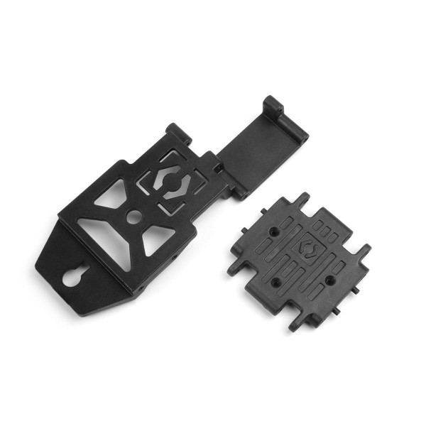 Středový díl a vzpěra podvozku