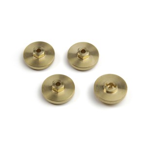 7mm mosazné šestihranné unašeče +4 mm (4 ks)