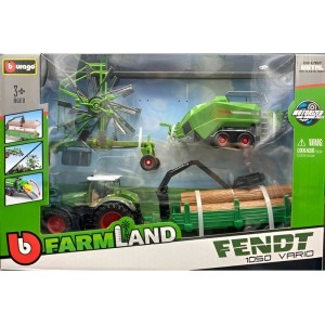 Bburago Fendt 1050 Vario s doplňky (dárkové balení)