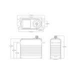 BH125W High-torque Digital servo (125 kg-0,085s/60°)
