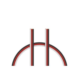 Kabel třížilový plochý tenký FU 0.14mm2 (PVC)