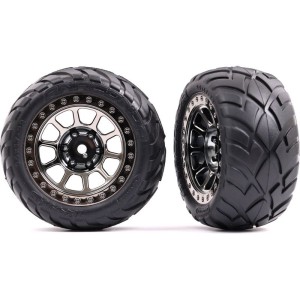 Traxxas kolo 2.2”, disk černě chromovaný, pneu Anaconda (2) (zadní)