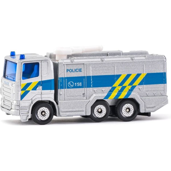 SIKU Blister - Policie nákladní auto s vodním dělem (česká verze) 1:50