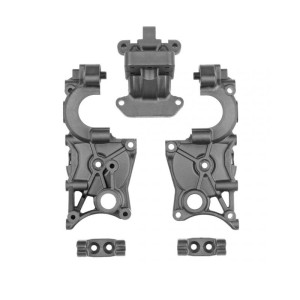 RC10B7 FT 3-Gear skříň převodovky, karbon