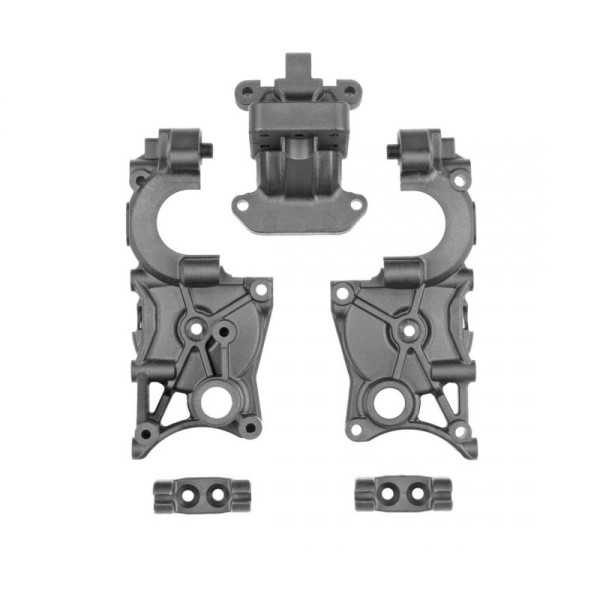 RC10B7 FT 3-Gear skříň převodovky, karbon