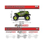 Arrma Gorgon Grom 1:16 4WD Smart RTR bronzová