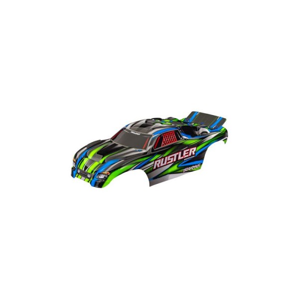 Traxxas karosérie Rustler zelená (bezsponková)