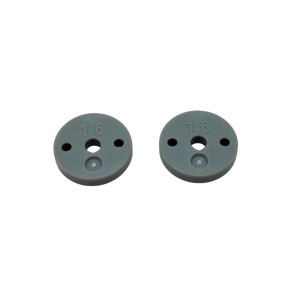 Přesné plastové pístky 1/10 BBS tlumičů (1.6x2 díry, ploché) (13mm) (2 ks)