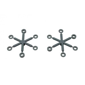 Přesné plastové těsnění 1/10 BBS tlumičů 3.0x6.3x0.9 (2 sady)